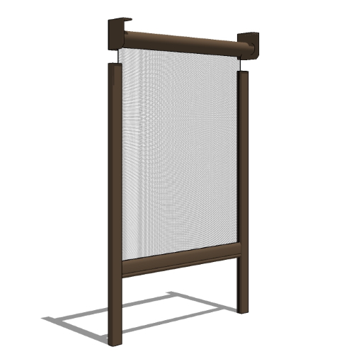 Motorized Retractable Wall Screens: Recessed Roller Placement Details - Minimum Cavity Size for 2-1/2" Roller