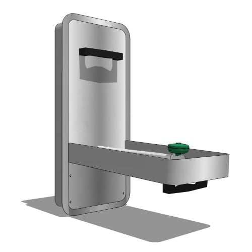 Model 7656WCC: AXION® MSR Barrier-Free Recessed Eye/Face Wash