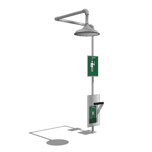 Model 8164:  Flush Ceiling Mounted Drench Shower 