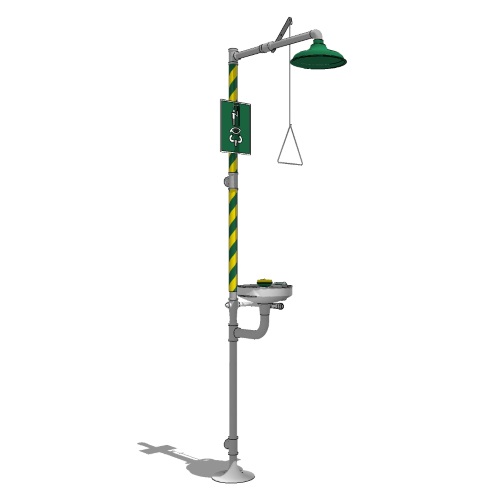 Model 8300-8309: AXION® MSR Emergency Shower and Eye/Face Wash