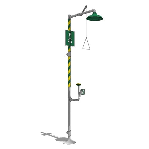 Model 8317: AXION® MSR Emergency Shower and Eye/Face Wash