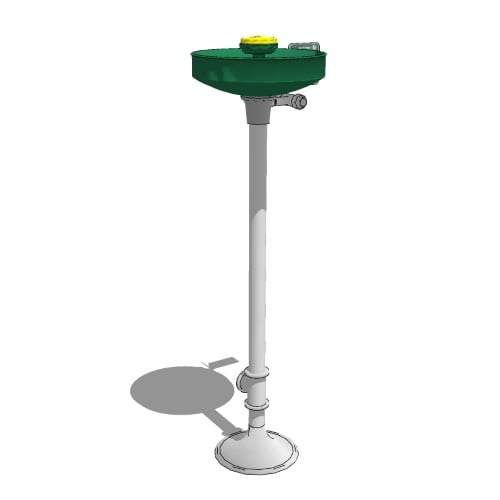 Model 7261-7271: AXION® MSR Pedestal Mount Eye/Face Wash