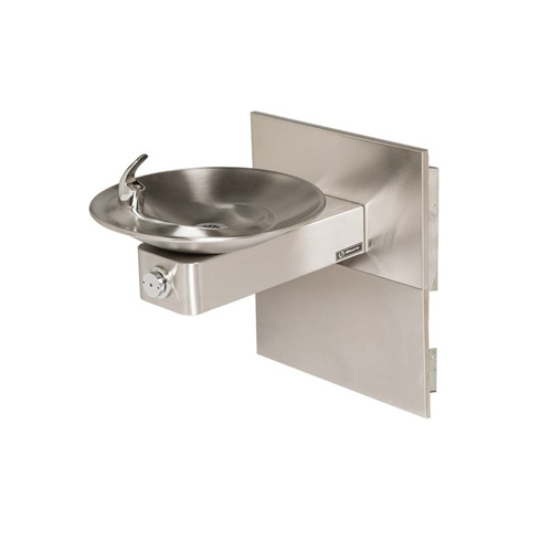 CAD Drawings BIM Models Haws Corporation Model 1001MS: Wall Mounted ADA Drinking Fountain with Mounting System