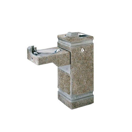 CAD Drawings Haws Corporation Model 3150FR: ADA Outdoor Freeze-Resistant Concrete Pedestal Fountain