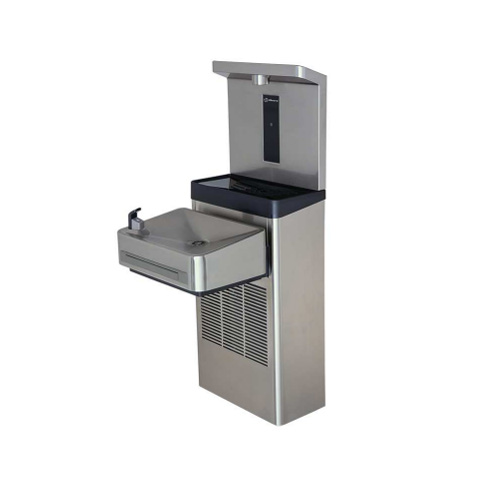 CAD Drawings BIM Models Haws Corporation Model 1211SF: Wall Mounted ADA Water Cooler with Bottle Filler