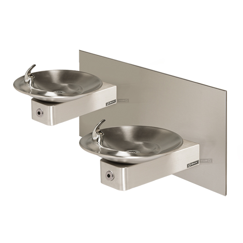 CAD Drawings Haws Corporation Model 1011HO2:  Wall Mounted ADA Touchless Dual Drinking Fountain