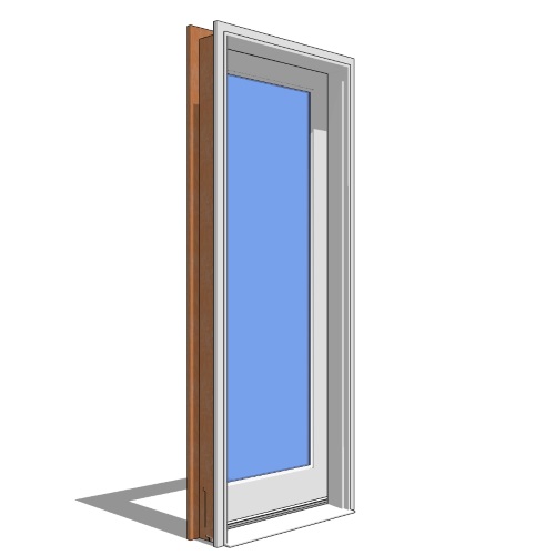 Premium Series™ Door Revit Object: Inswing Door (1 3/4" Panel) - 1 Panel