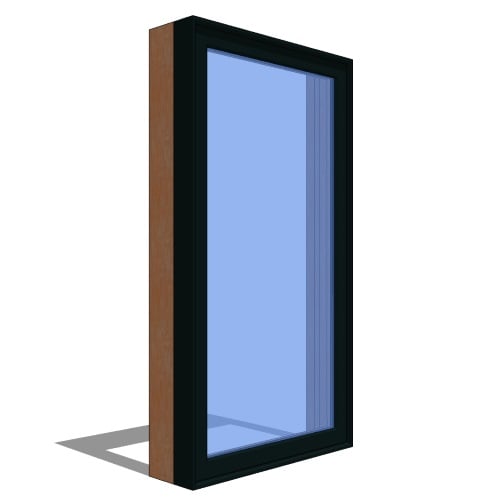 Contemporary Collection™ Window Revit Object: Casement - 1 Wide