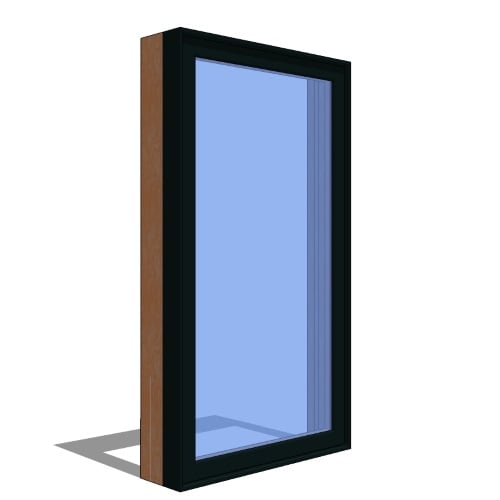 Contemporary Collection™ Window Revit Object: Casement Picture - 1 Wide
