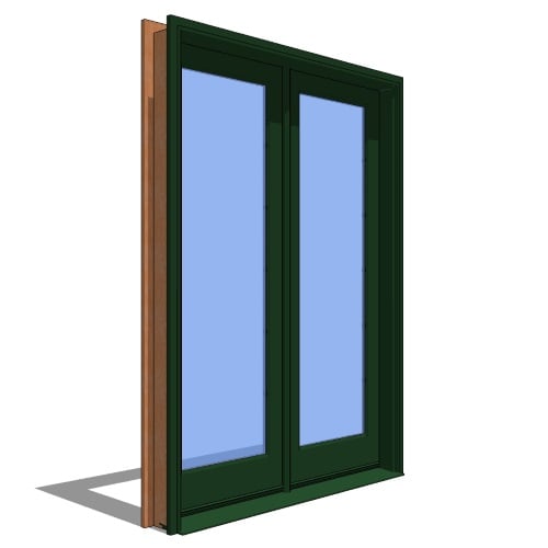 Signature Series™ Door Revit Object: Inswing Hinged Doors - 2 Panel