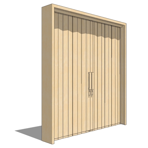 CAD Drawings BIM Models Woodfold Series 2100: Acoustic Rated Accordion Folding Partition