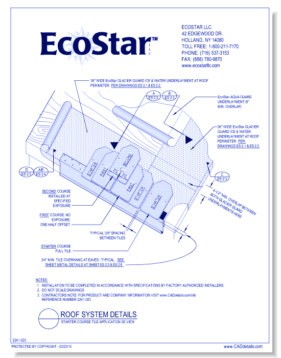 Starter Course Tile Application 3D View