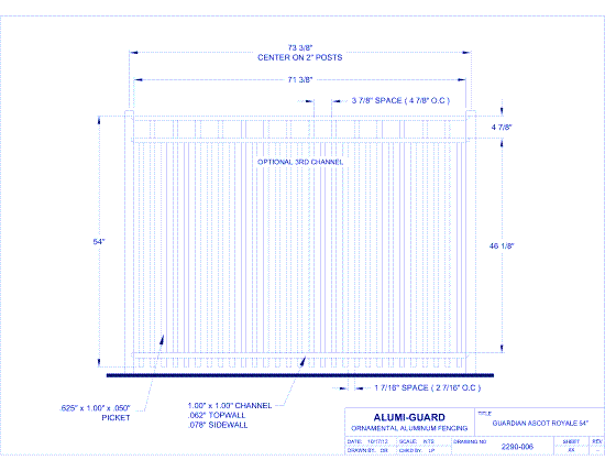 Guardian Manchester 54" Royale (GA543S0-1)