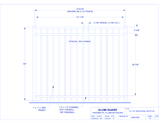 6' Industrial Manchester 60" (I6A603S)