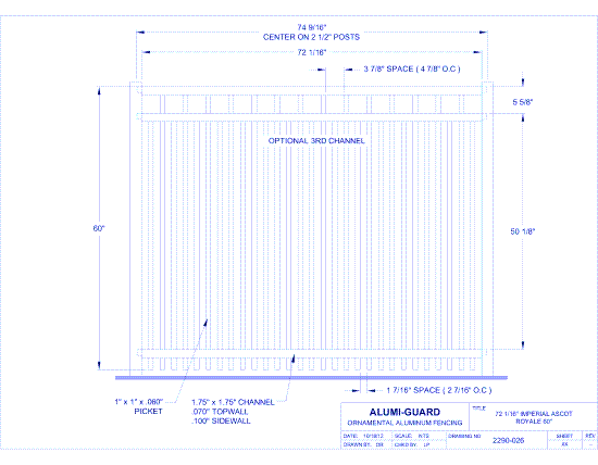 6' Imperial Manchester 60" Royale (IM6A603S0-1)