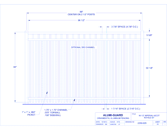 8' Imperial Manchester 60" Royale (IM8A603S0-1)