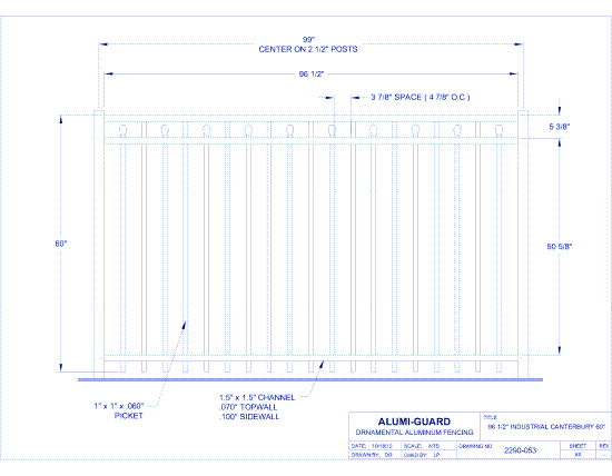 8' Industrial Salem 60" (I8C603S)