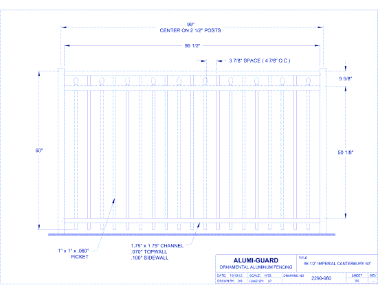 8' Imperial Salem 60" (IM8C603S)