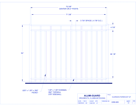 Guardian Lexington 54" (GF543S)