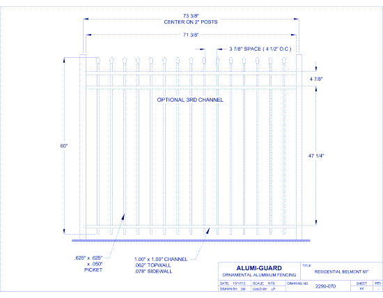 Residential Newcastle 60" (RB603S)