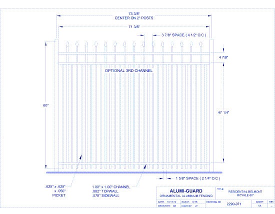 Residential Newcastle 60" Royale (RB603S0-1)