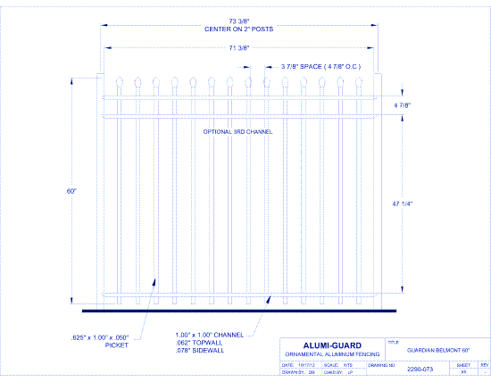 Guardian Newcastle 60" (GB603S)