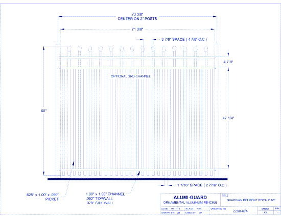 Guardian Newcastle 60" Royale (GB603S0-1)