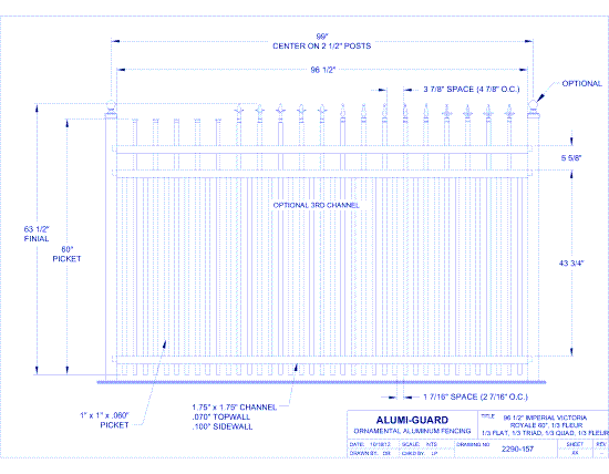 8' Imperial Orleans 60" Royale (IM8V603S0-1-3)