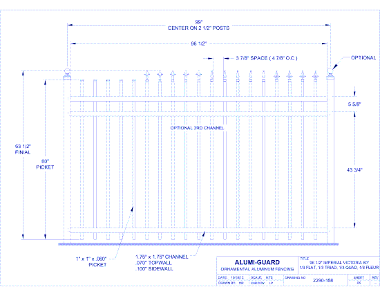 8' Imperial Orleans 60" (IM8V603S-3)