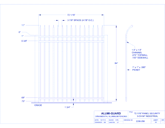 6' Security 84" (I6S843S0)