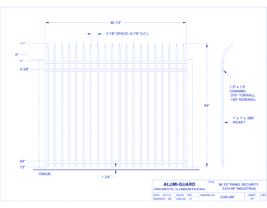 8' Security 84" (I8S843S0)