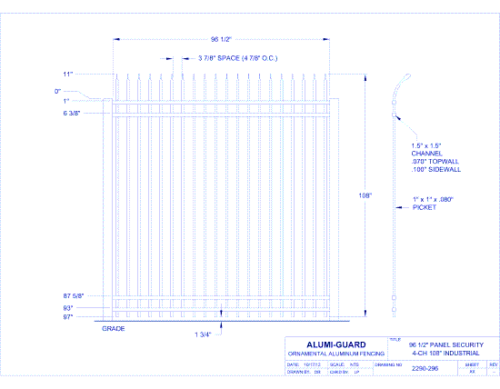 8' Security 108" (I8S1084S0)