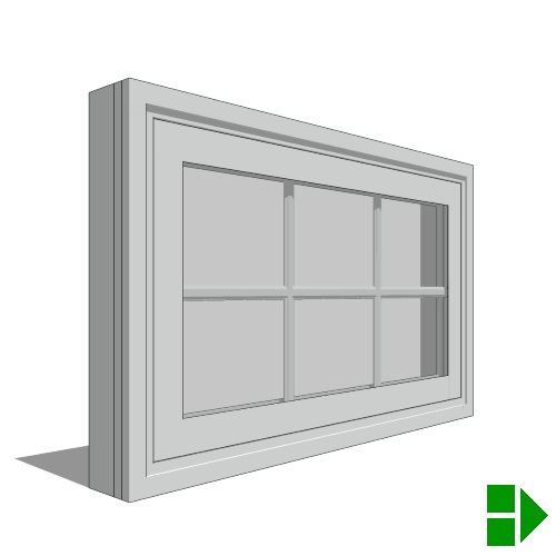 Impervia Series: Casement Window, Transom Unit