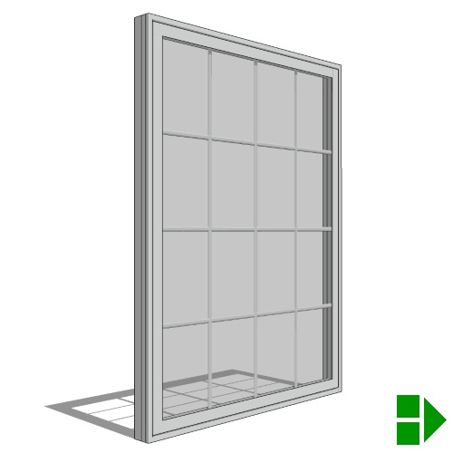 Impervia Series: Single Hung Window, Fixed Unit