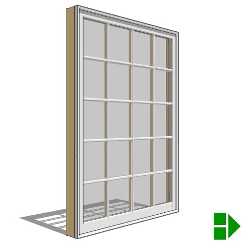 Reserve Series Traditional: Double-Hung Window, Fixed Unit