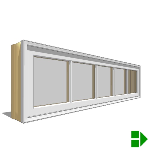 Reserve Series Traditional: Out-Swing Window, Double, Transom Unit