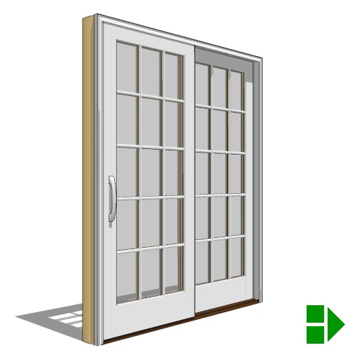 Reserve Series Traditional: Sliding Door, 2 Panel