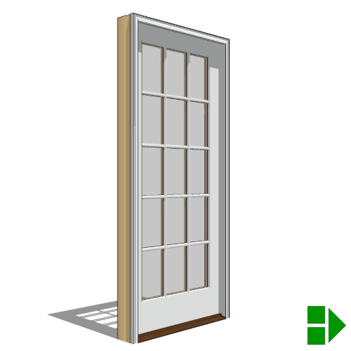Reserve Series Traditional: Sliding Door, French-Single, Fixed Units