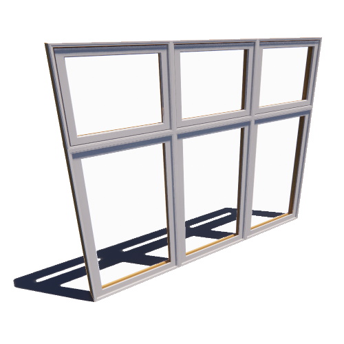 Reserve Series Traditional: Casement Window, Vent Unit, Multi-Wide (2-4) with Transom