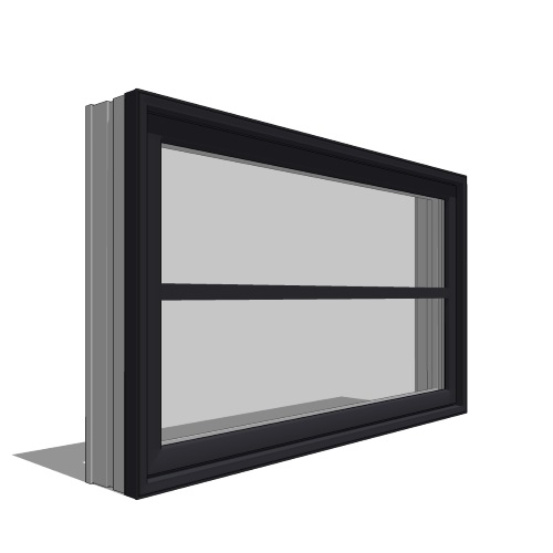 CAD Drawings BIM Models Pella Corporation Architect Series, Contemporary, Awning Window, Vent Units