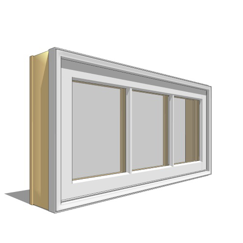 CAD Drawings BIM Models Pella Corporation Pella Reserve, Clad, Wood, In-Swing Window, Double, Transom