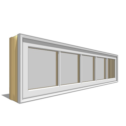 CAD Drawings BIM Models Pella Corporation Pella Reserve, Clad, Wood, Out-Swing Window, Double, Transom