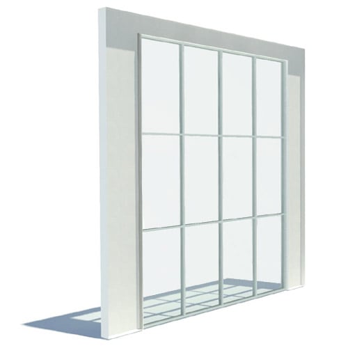 INT45 Interior Flush Glaze Framing