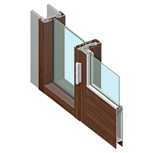 CAD Drawings BIM Models Tubelite INT67 Interior Flush Glaze Framing