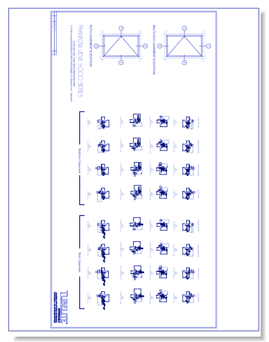 Phantom Vent 5000 Window: Casement Window - Multilock