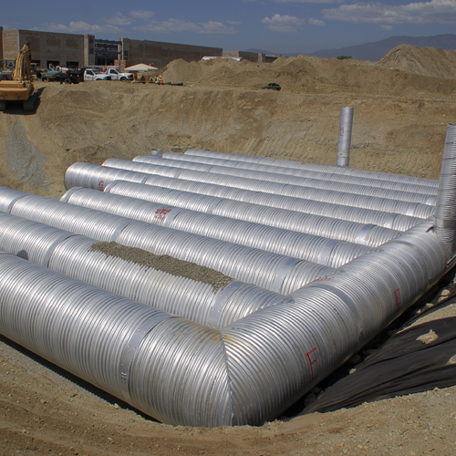CAD Drawings Contech Engineered Solutions Corrugated Metal Pipe Stormwater Detention and Infiltration