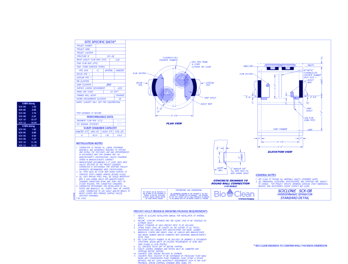 SciCloneX Hydrodynamic Separator (SCX-08)
