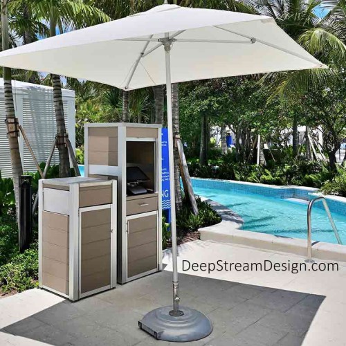 CAD Drawings DeepStream Designs Custom Weatherproof Point-of-Sale Cabinet