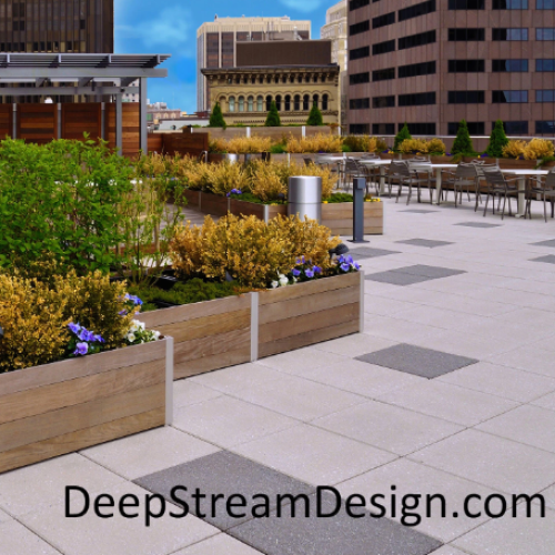 CAD Drawings BIM Models DeepStream Designs Alternative Rooftop Landscaping Systems Avoid Structural Building Damage