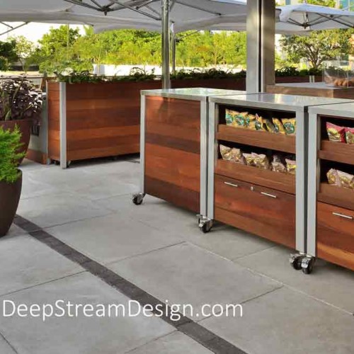 CAD Drawings DeepStream Designs Custom Resort and Restaurant Fixtures from Carts to Screen Wall Planters